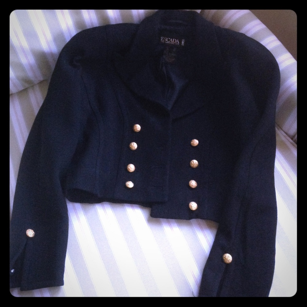 Vintage ESCADA Margaretha Ley Cropped Jacket